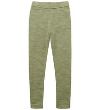 Engel Leggings - Wool - Sage Green Melange