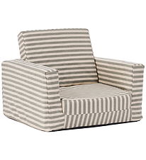 Kids Concept Nojatuoli - Taitettava - Raidallinen Blue/White