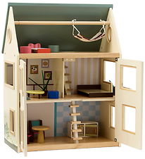 Kids Concept Dollhouse - Aiden - Wood/Multicolour