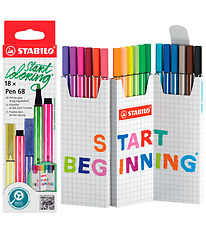 Stabilo Markers - Pen 68 - 18 pcs - Multicolour