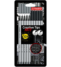 Stabilo Markers - Creative Tips Arty - 10 pcs - Black
