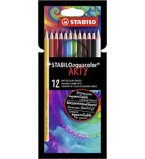 Stabilo Colouring Pencils - Aquacolor Arty - 12 pcs - Multicolou