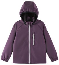 Reima Softshell Jacket w. Fleece Lining - Vantti - Purple