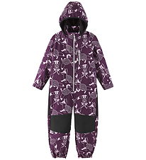 Reima Softshell Suit w. Fleece Lining - Nurmes - Dark Purple
