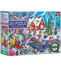 Eeboo Jigsaw Puzzle - 20 Bricks - Woodland Winter