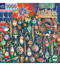 Eeboo Jigsaw Puzzle - 1000 Bricks - Holiday Ornaments