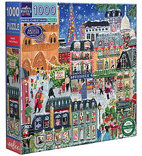 Eeboo Jigsaw Puzzle - 1000 Bricks - Paris Christmas