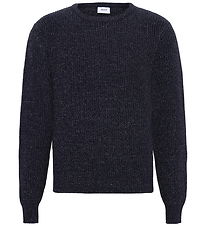 Grunt Bluse - Strick - GrTone - Navy Melange