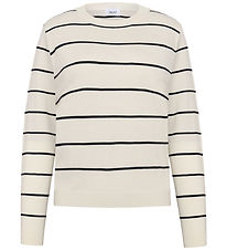 Grunt Bluse - Strick - GrFerro - Off White Stripe