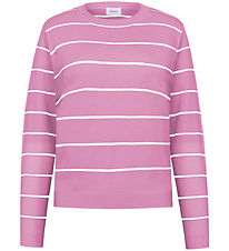 Grunt Bluse - Strick - GrFerro - Rose Stripe