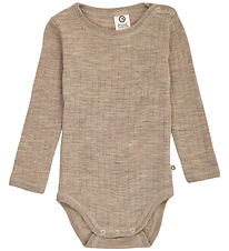 Müsli Body l/ä - Rib - Wollig - Wolle - Spülung Melange