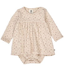 Müsli Bodykleid l/ä - Aster - Oak/Nostalgie Rose/Beige