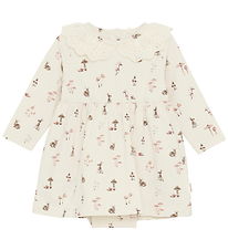 Minymo Dress - AOP - Sandshell