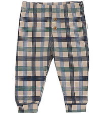 Minymo Broek - AOP - Oxford Tan