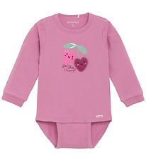 Minymo Bodysuit l/s - Mauve Orchid