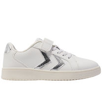Hummel Shoes - Derby Court JR - Grey/Silver