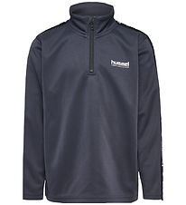 Hummel Blouse - hmlJR Goal TAPE HALFZIP - Ebony