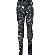 Hummel Tights - hmlJR GYM - Schwarz/Weiß