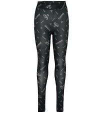 Hummel Tights - hmlJR GYM - Schwarz/Ebony