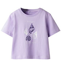 T-Shirt Name It - NmfHaline - Lavande