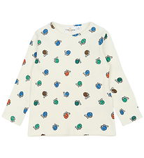 The New Siblings Blouse - Rib - TnstPalmer - Cloud Dancer AOP