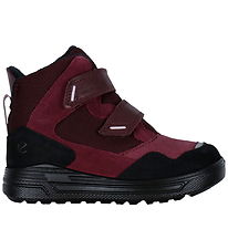 Ecco Winter Boots - Urban Snow K Mid - Black/Red Plum/Dark Ruby