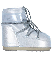 Moon Boot Winter Boots - Icon Low Glitter - Silver