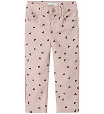 Name It Trousers - NmfRose - Burnished Lilac/Heart