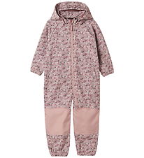 Name It Softshell Suit w. Fleece - Noos - NmfAlfa - Woodrose/Blo