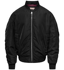 Kids Only Bomber Jacket - KogMinna - Black/Mauve Wine