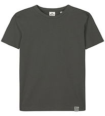 Mads Nørgaard T-Shirt - Fein Jersey Thorlino - Asphalt