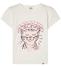 Mads Nørgaard T-Shirt - Tuvina Print - Vanilla Ice