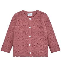 Gilet Hust and Claire - Tricoté - Cilja Pointelle - Dry Rose