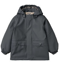 Wheat Regenjacke m. Thermo - PU - Aju - Greyblue