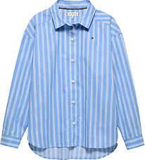 Tommy Hilfiger Shirt - Stripe - Light Powdery Blue Stripes