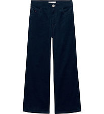 Tommy Hilfiger Trousers - Corduroy - Mabel - Dark Night Navy