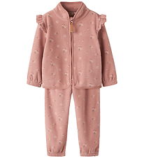Lil' Atelier Fleece Jacket - NmfLaspectra - Misty Rose