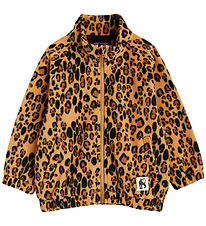 Mini Rodini Fleece Jacket - Leopard - Beige