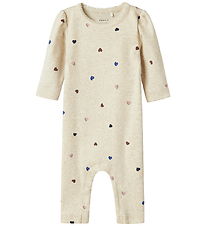 Name It Jumpsuit - Rib - NbfNutti - Peyote Melange