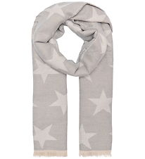Kids Only Schal - Strick - KogBrina - Light Grey Melange/Sterne
