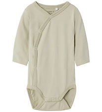 Name It Bodysuit l/s - NbmVrolle - Iceland Fossil