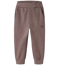 Name It Jogginghosen - Nmfvima - Pfefferkorn/Heart Stickerei