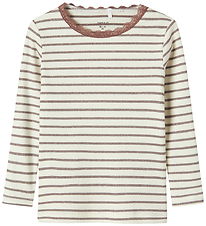 Name It Bluse - Slim - NmfNette - Pfefferkorn