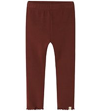 Lil' Atelier Leggings - NmfGayo - Hot Chocolate
