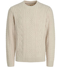 Jack & Jones Bluse - Strick - JprBlusean - Silver Lining/Melange