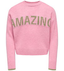 Kids Only Blouse - Knitted - KogAmour - Sea Pink/Amazing/Mermaid