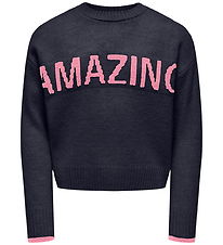 Kids Only Blouse - Knitted - KogAmour - Night Sky/Amazing/Sea Pi