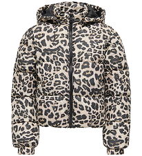 Kids Only Down Jacket - KogDalia - Silver Mink/Leo