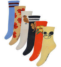 Mini Rodini Socks - 6-Pack - Clover - Multi