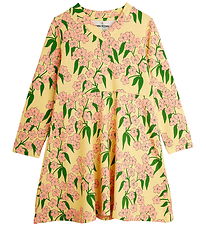 Mini Rodini Jurk - Alpine Bloemen - Geel